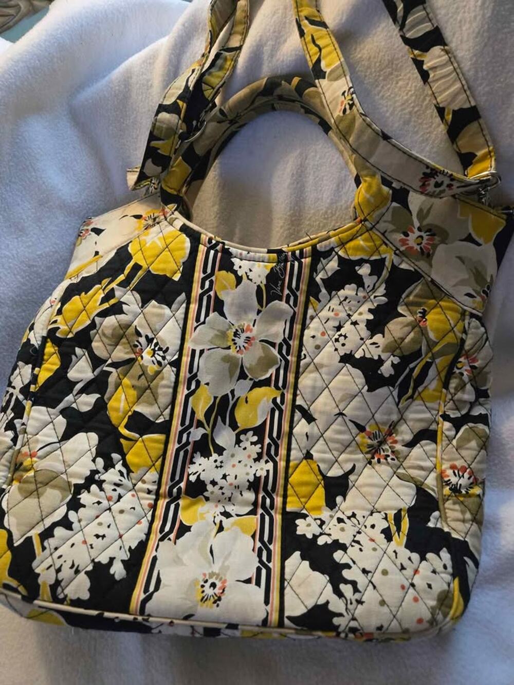 Vera Bradley Retired Dogwood Pattern Shoulder Bag